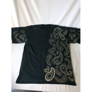 Deluxe By LG Men’s XL Paisley Pattern Cotton T Shirt